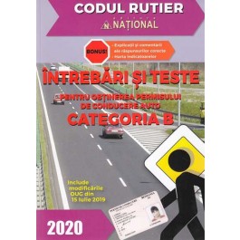 Intrebari si teste, CATEGORIA B pentru obtinerea permisului conducere auto